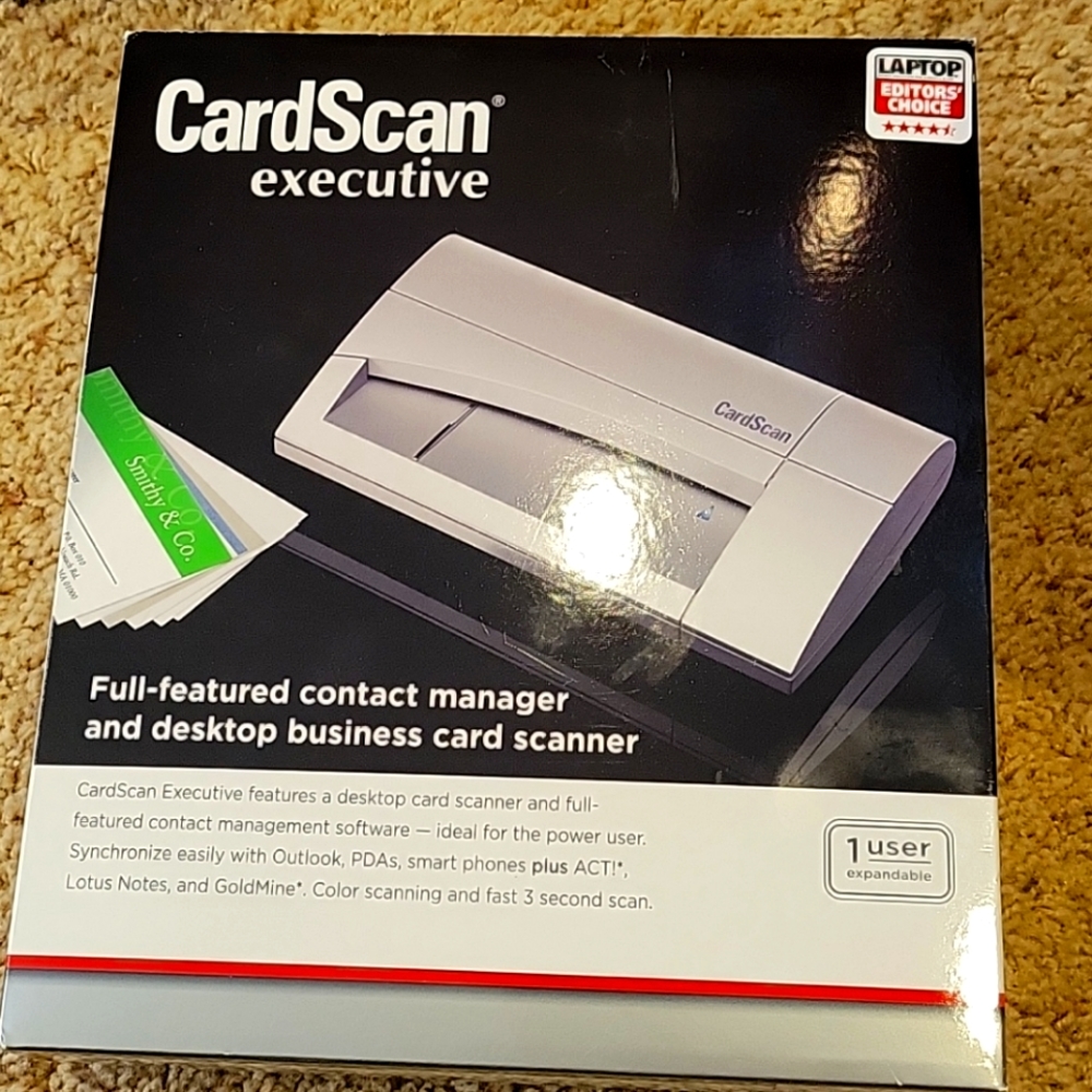 CardScan executive contact manager